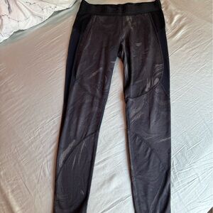 Abercrombie & Fitch Black Mesh Leggings